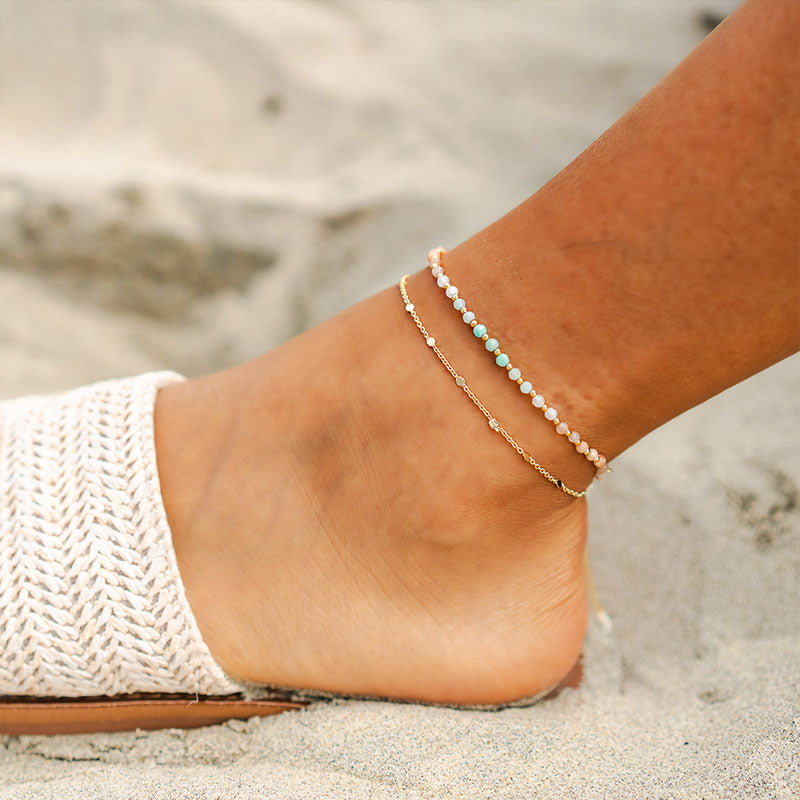 Circles in the Sand Anklet