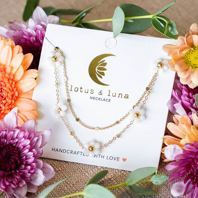Daisy Charm Necklace