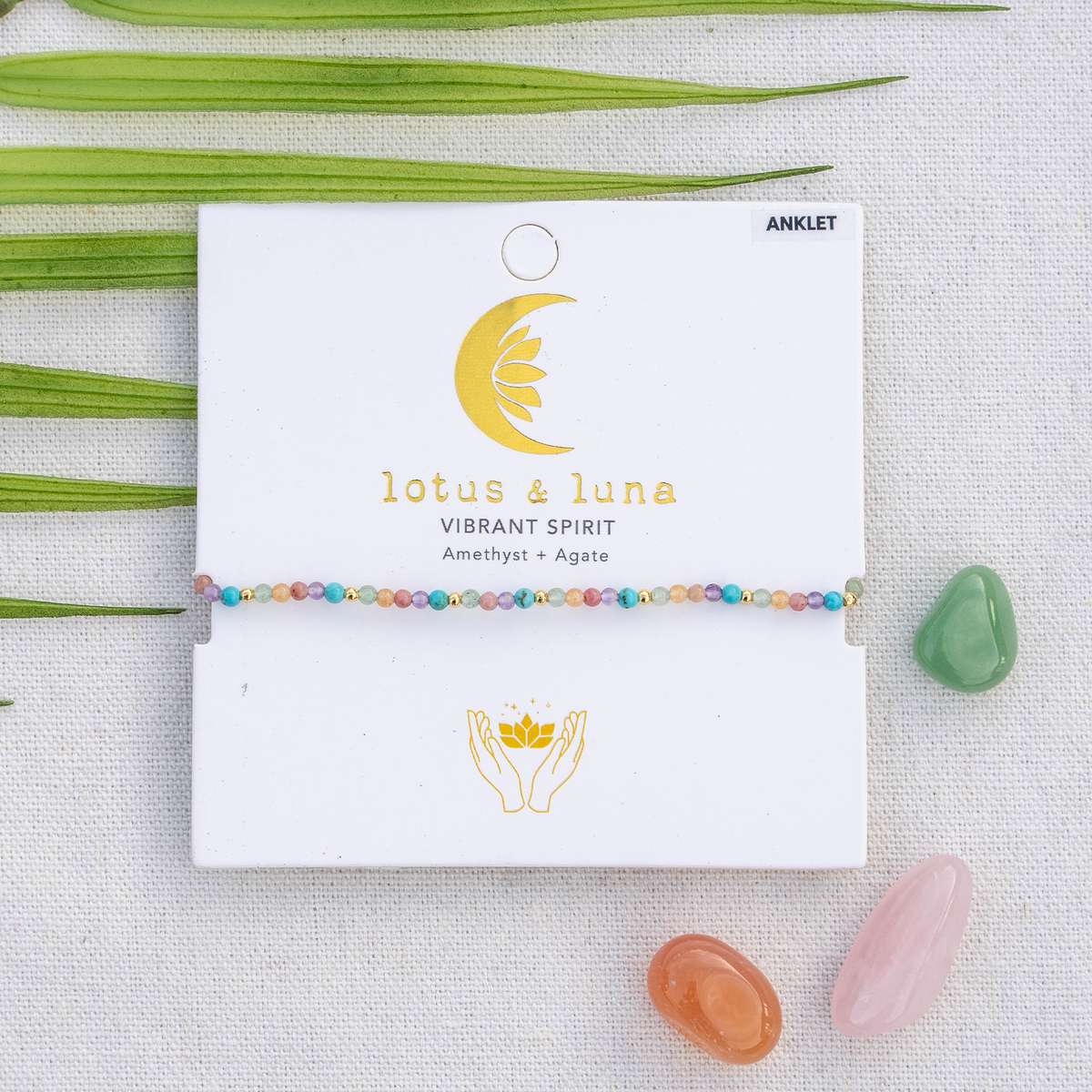 Vibrant Spirit Healing 2mm Anklet