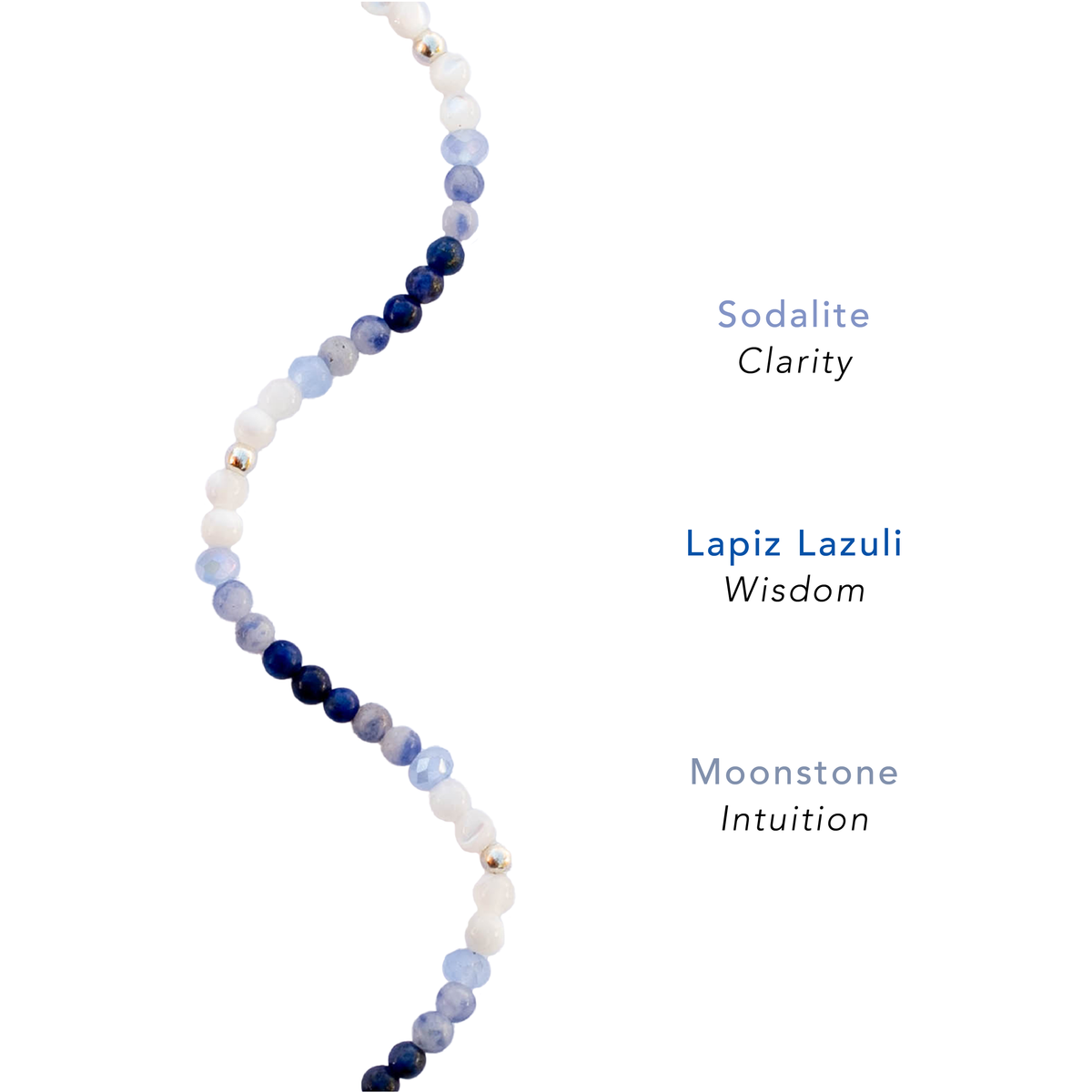 Intuition & Wisdom 2mm Layered Healing Bracelet