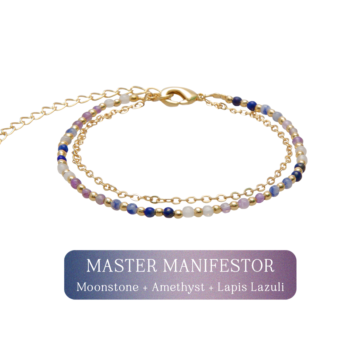 Master Manifestor 2mm Layered Healing Bracelet