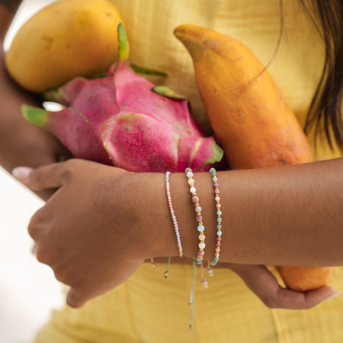 Good Fortune &amp; Inspiration 3mm Metal Accent Bracelet