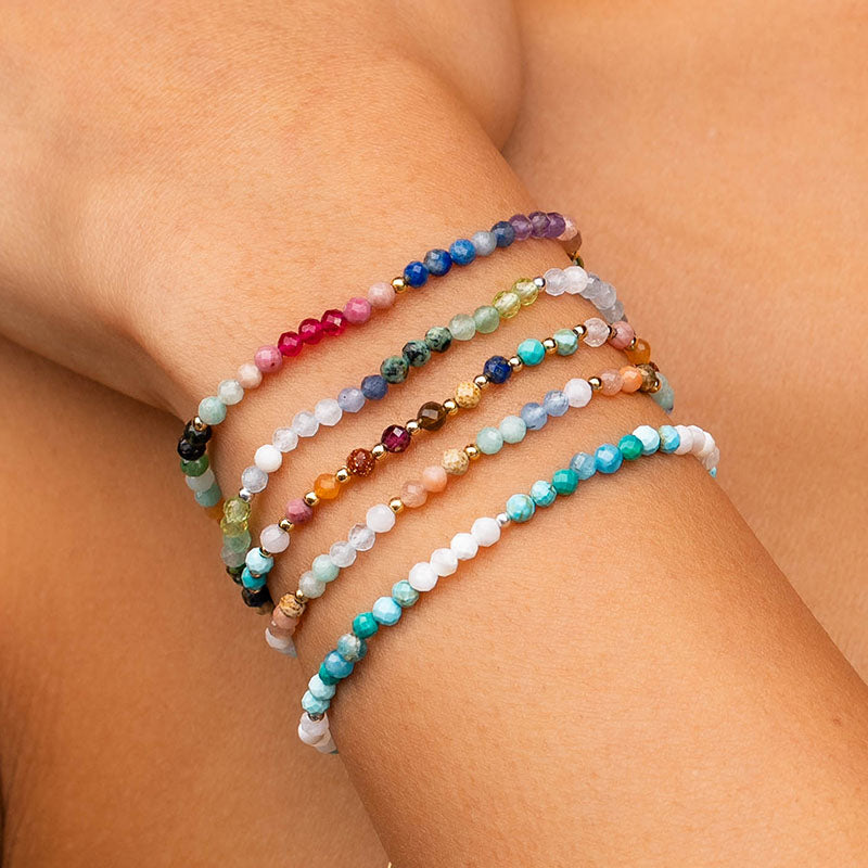 Good Vibes 3mm Metal Accent Bracelet