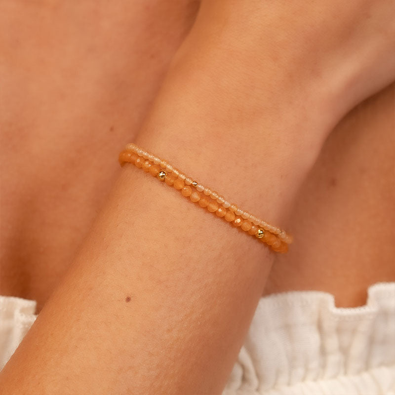 Growth 2mm Metal Accent Healing Bracelet