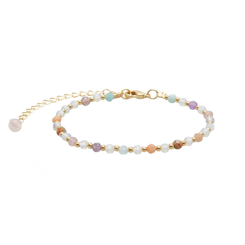 Healing + Inner Peace 3mm Metal Accent Bracelet