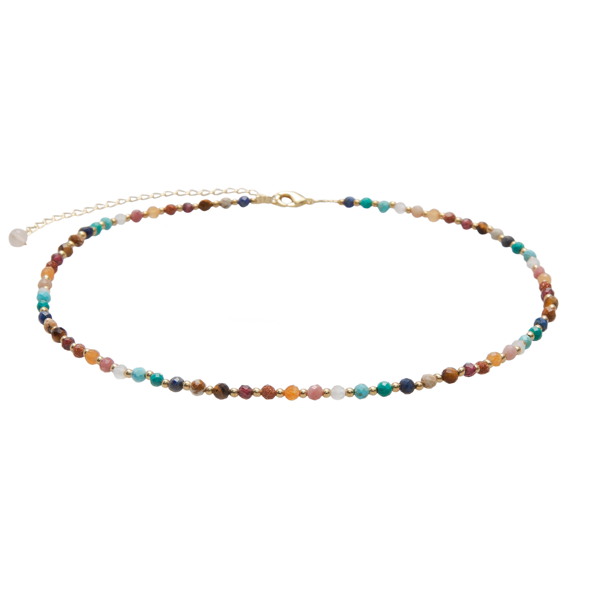 Master Healer 3mm Healing + Circles in the Sand Necklace Stack