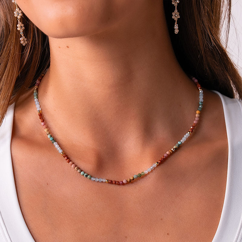 Peace, Hope, and Love 3mm Healing Necklace