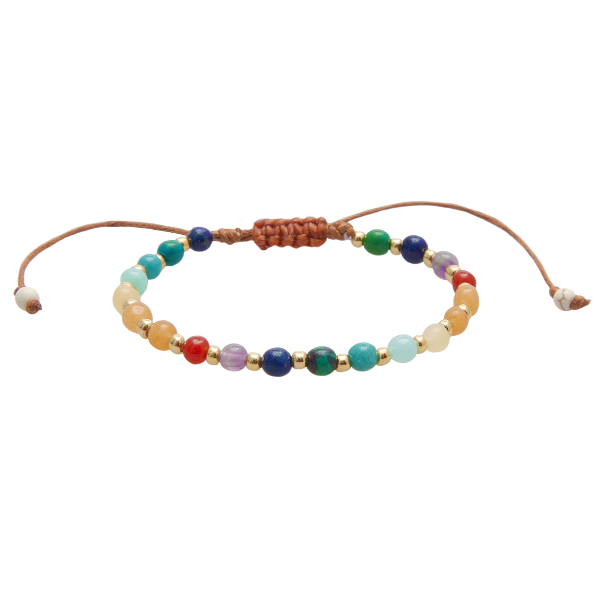 Aloha State of Mind 4mm Metal Accent Healing Bracelet