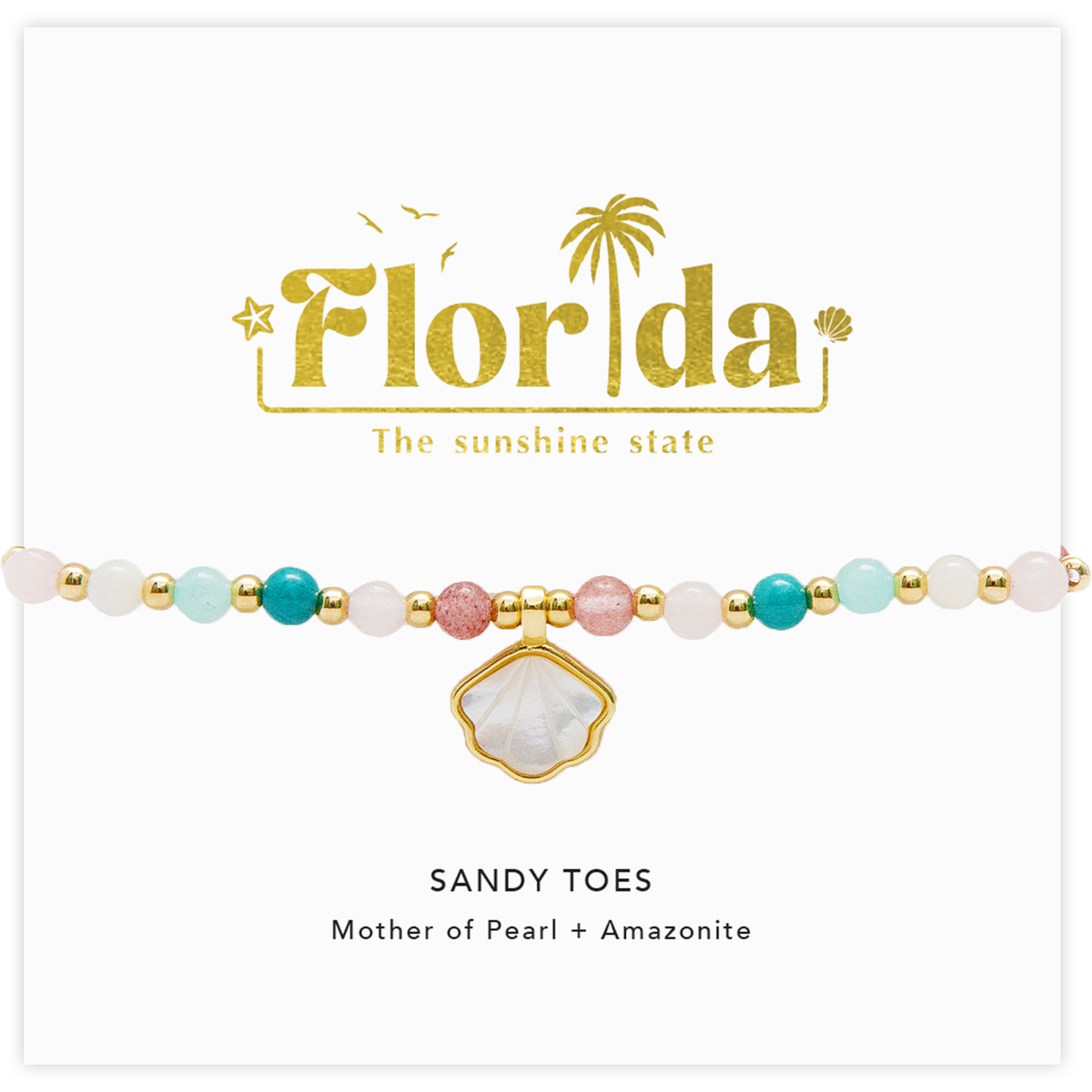 Florida Sandy Toes Bracelet