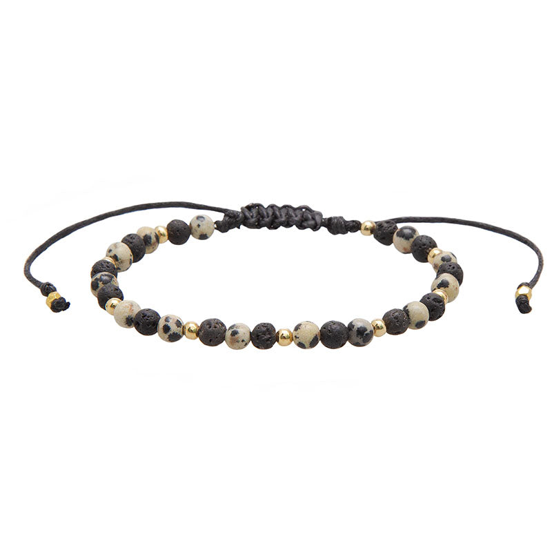 Peace + Strength 4mm Healing Bracelet