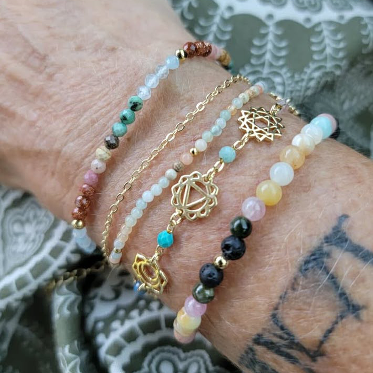 Lunar Grace 4mm Healing Bracelet