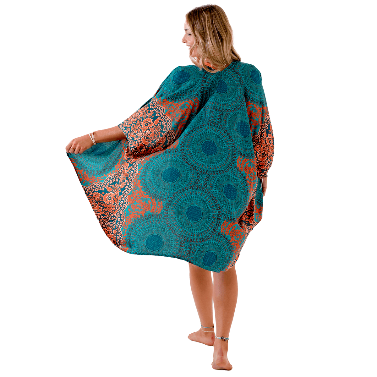 Lahaina Mandala Kimono Cover Up