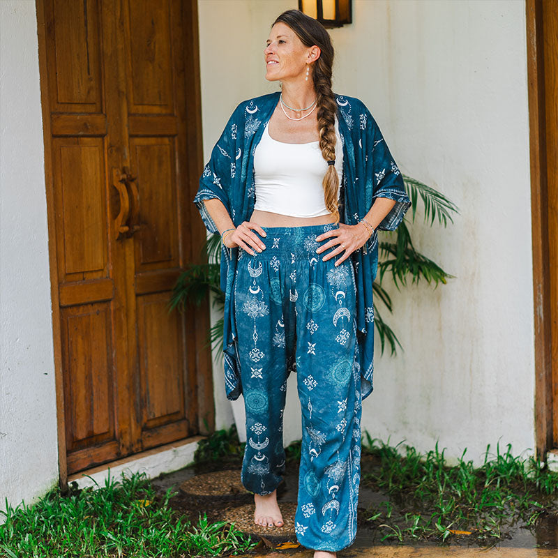 Cosmic Teal Lounge Set