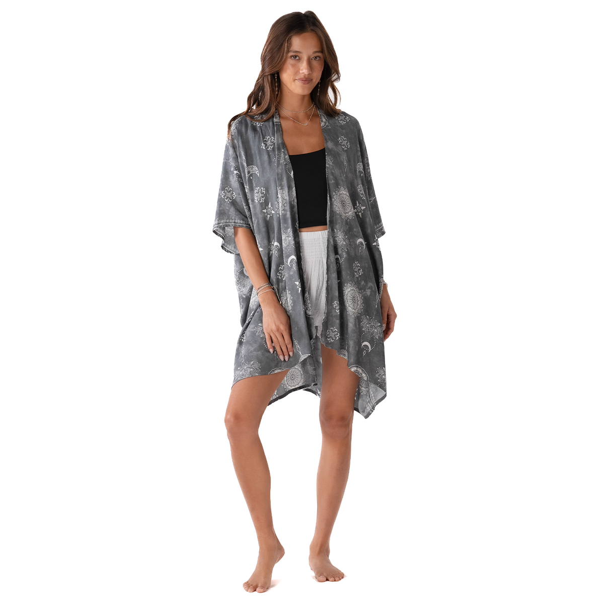 Celestial Grey Kimono