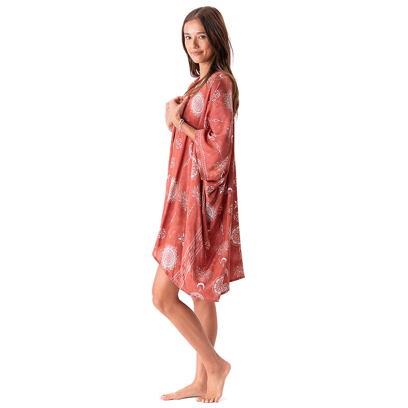Sacred Sienna Kimono