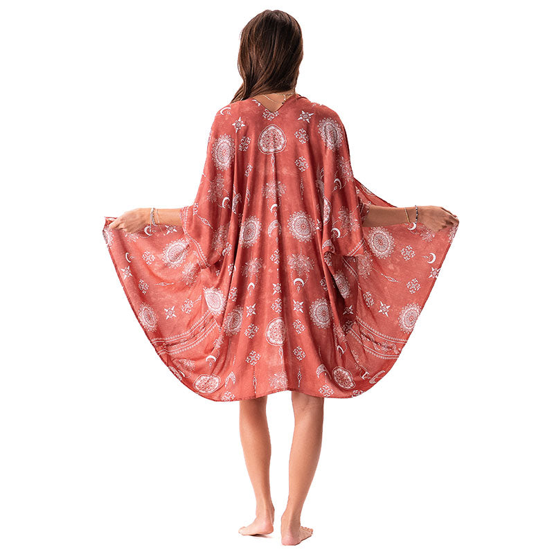 Sacred Sienna Kimono