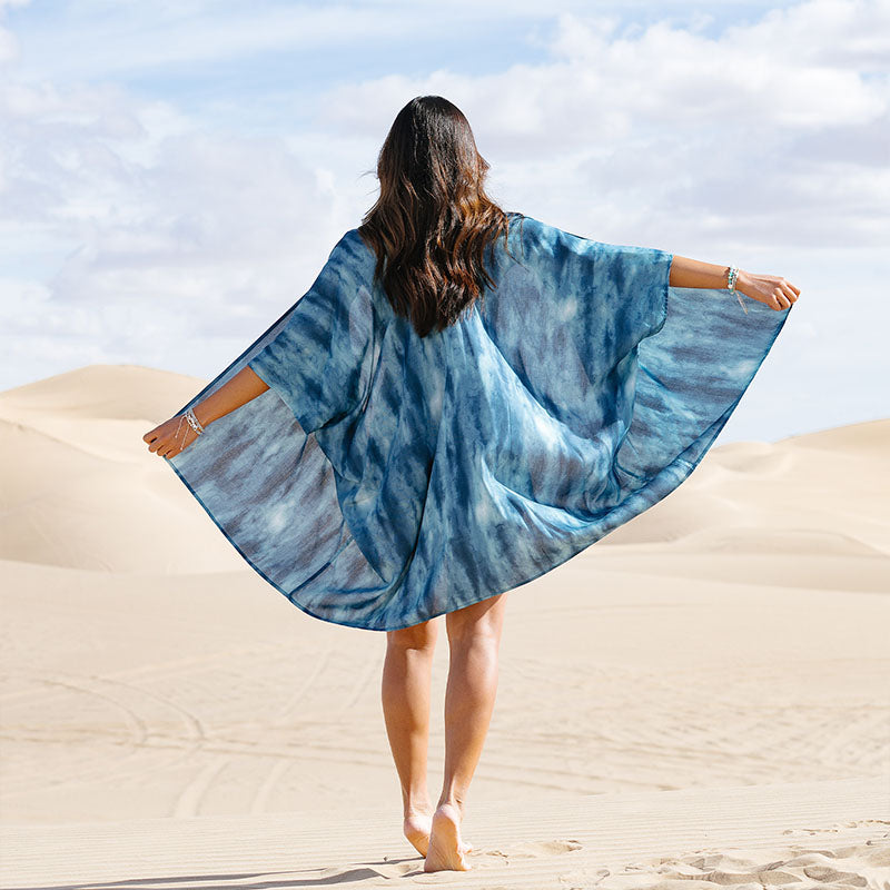 Turquoise Tide Kimono