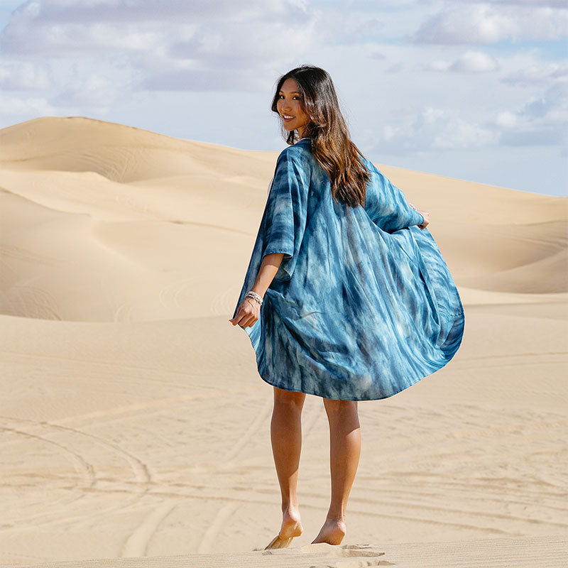 Turquoise Tide Kimono