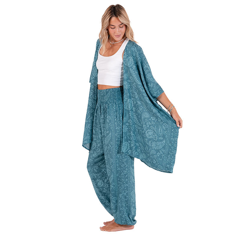 Pacific Paisley Kimono