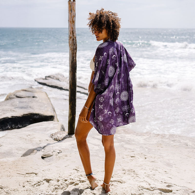 Mystic Plum Demi Kimono