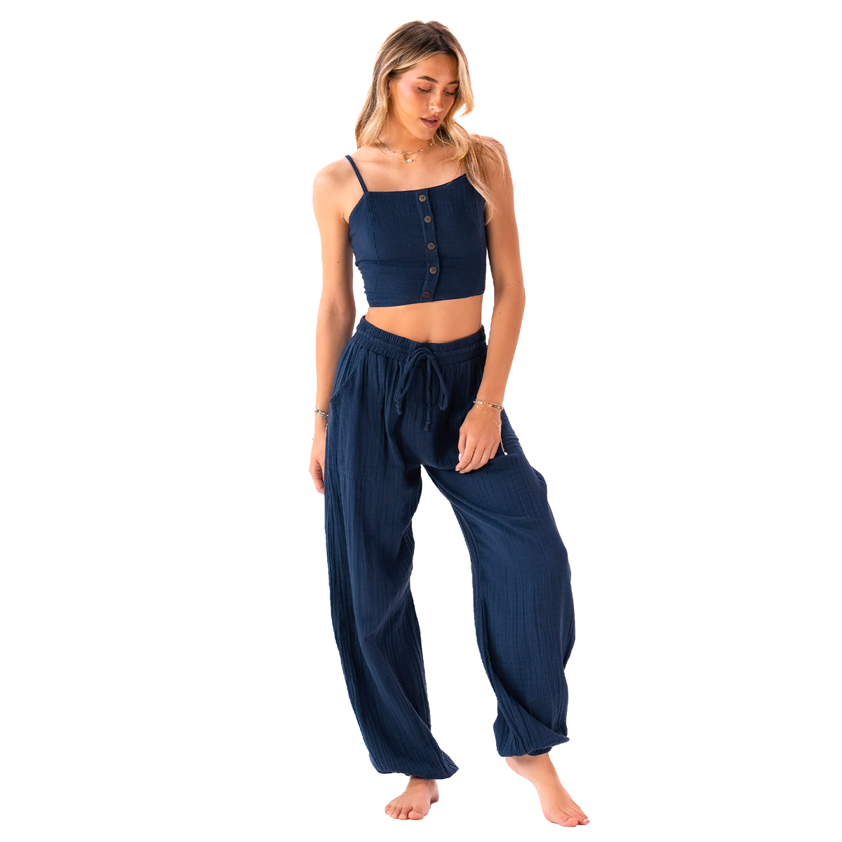 Oxford Castaway Harem Pants