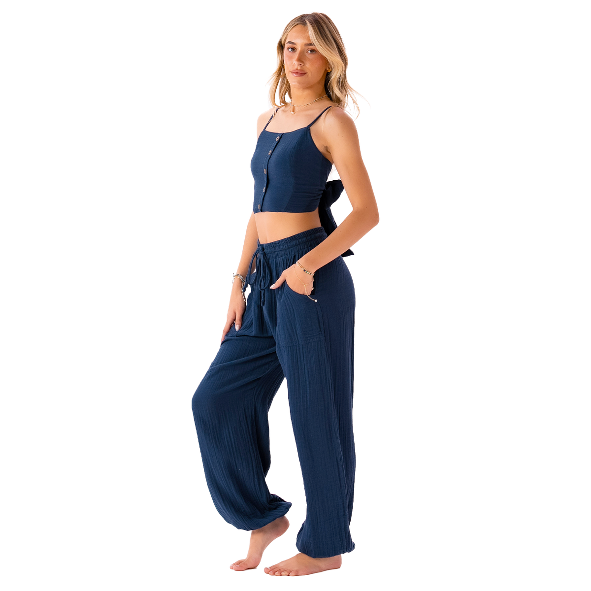 Oxford Castaway Harem Pants