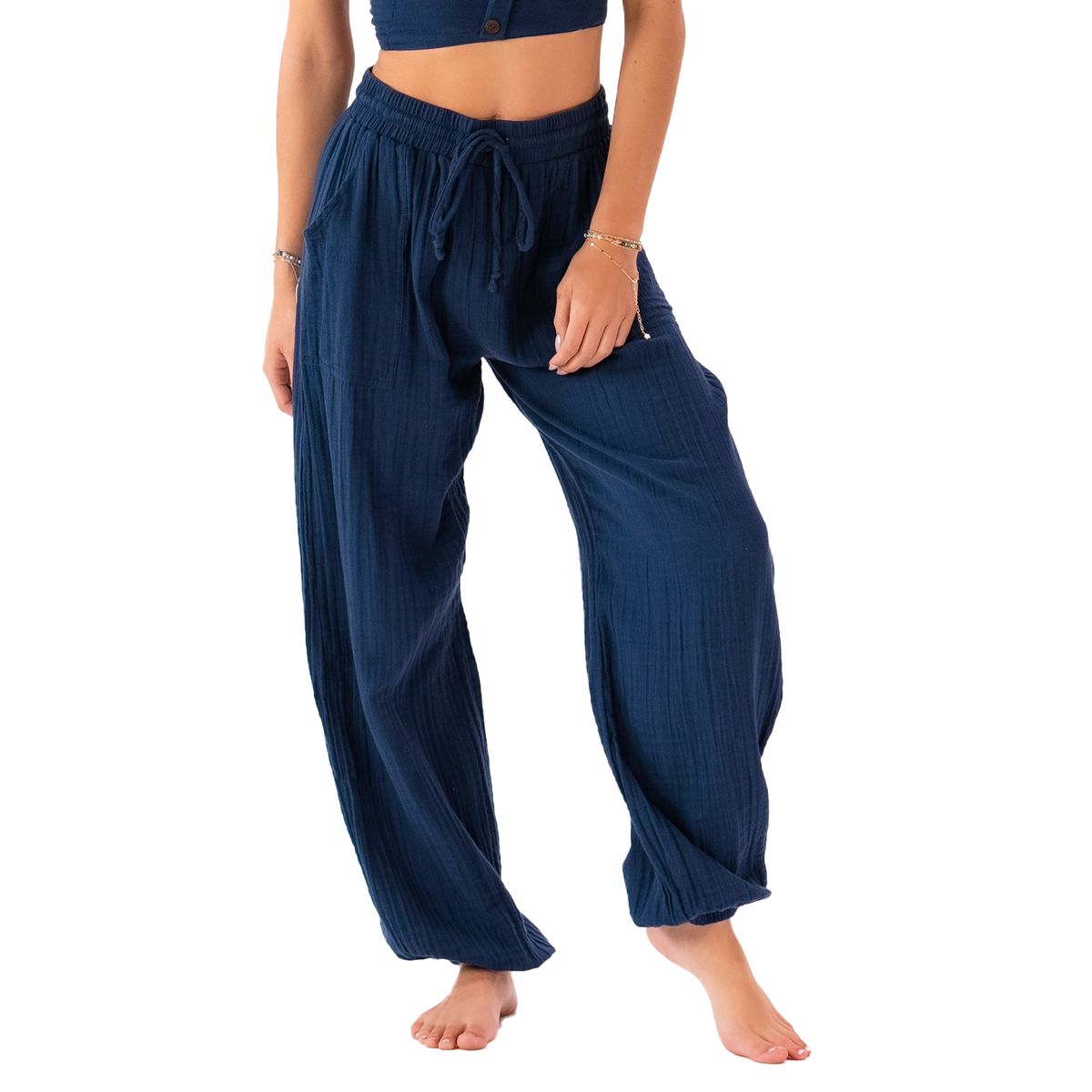 Oxford Castaway Harem Pants