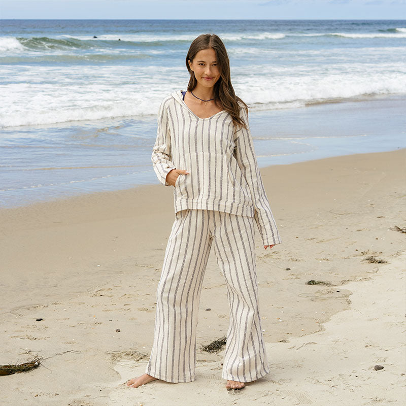 Sailor Stripe Baja Pullover