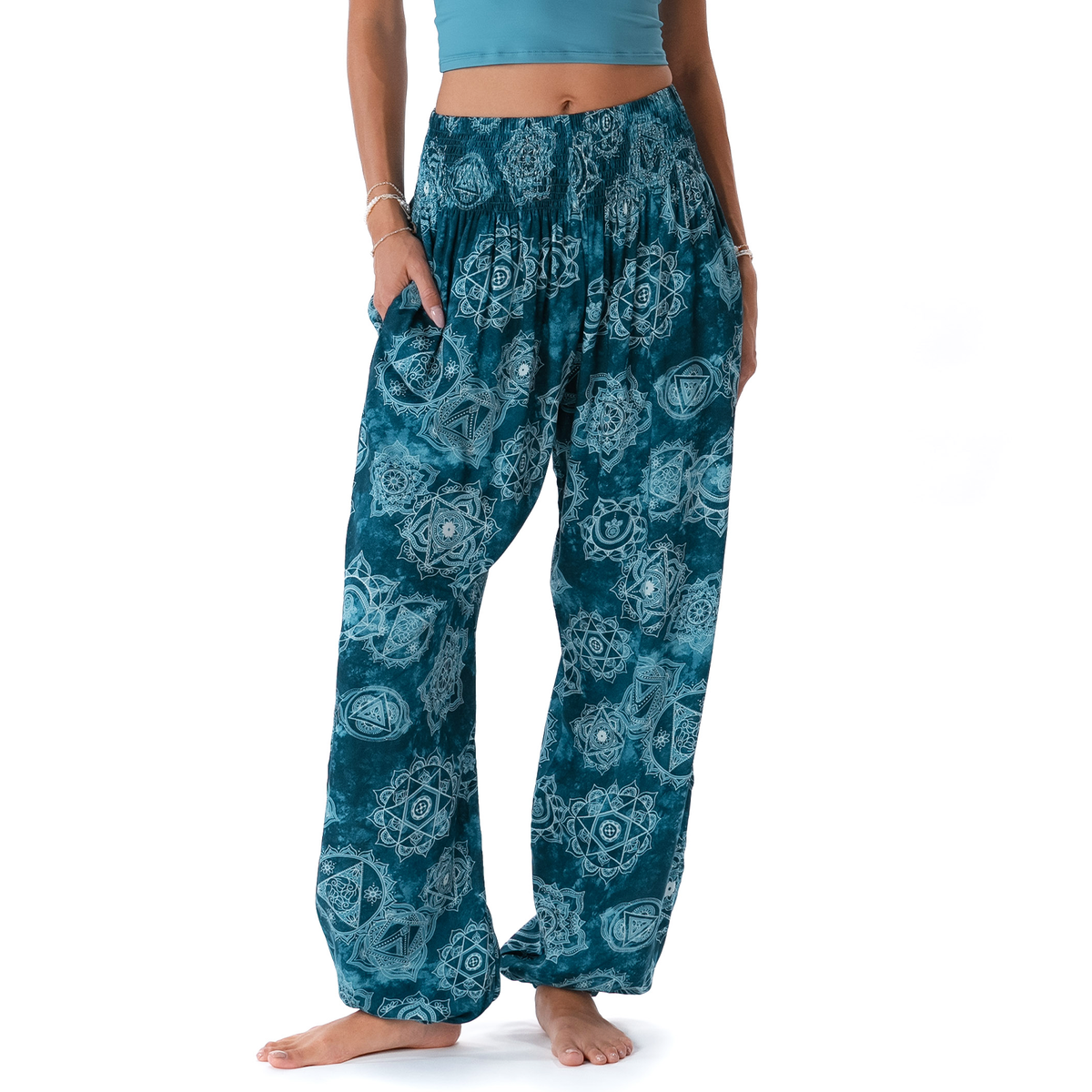 Seven Chakras Harem Pants