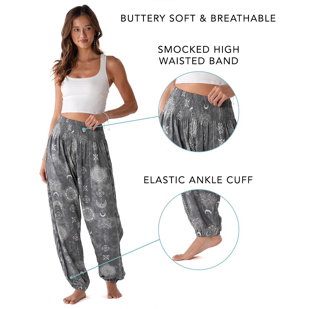 Celestial Grey Harem Pants