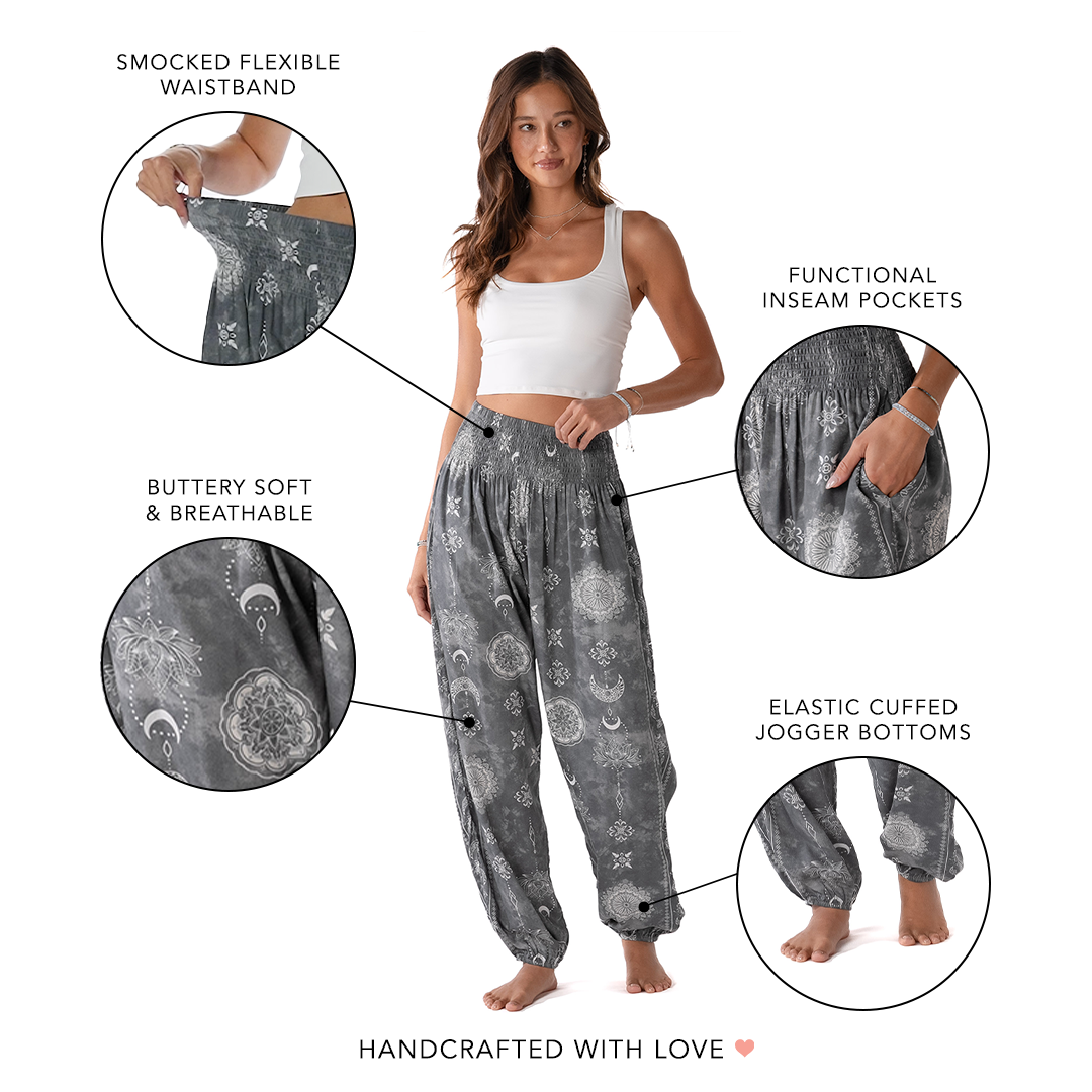 Celestial Grey Harem Pants