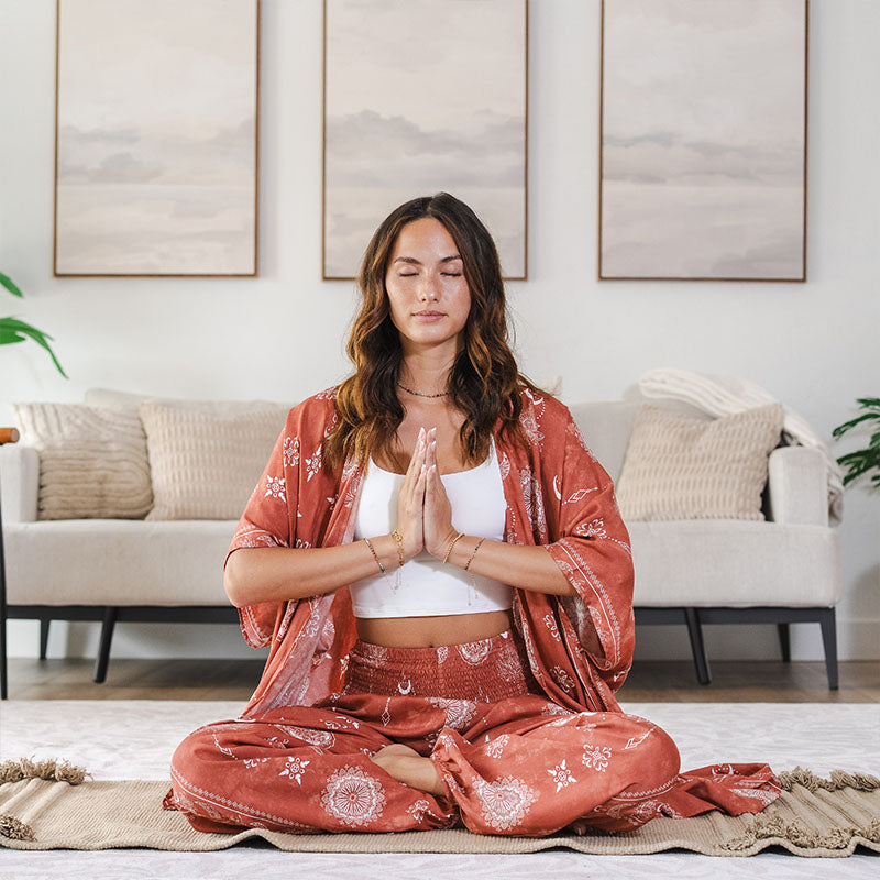 Sacred Sienna Kimono