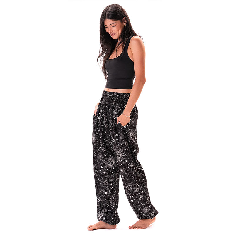 Raven Cosmic Sky Harem Pants