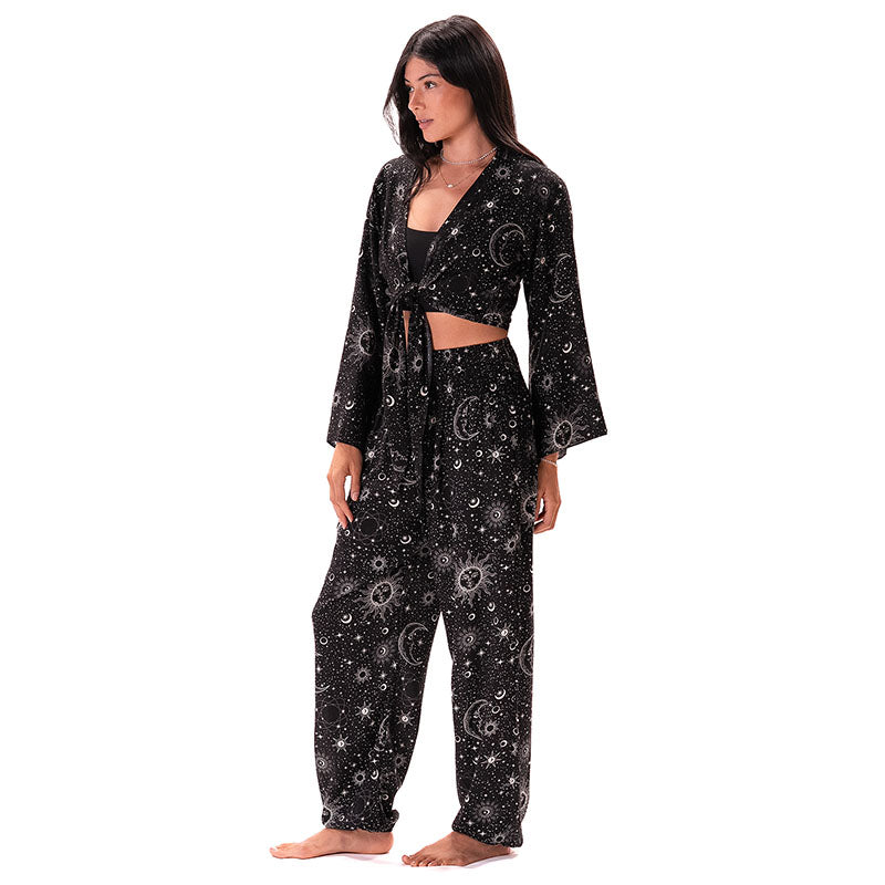 Raven Cosmic Sky Daydreamer Top + Harem Pants Set