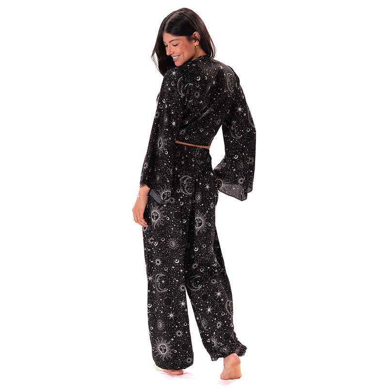 Raven Cosmic Sky Daydreamer Top + Harem Pants Set