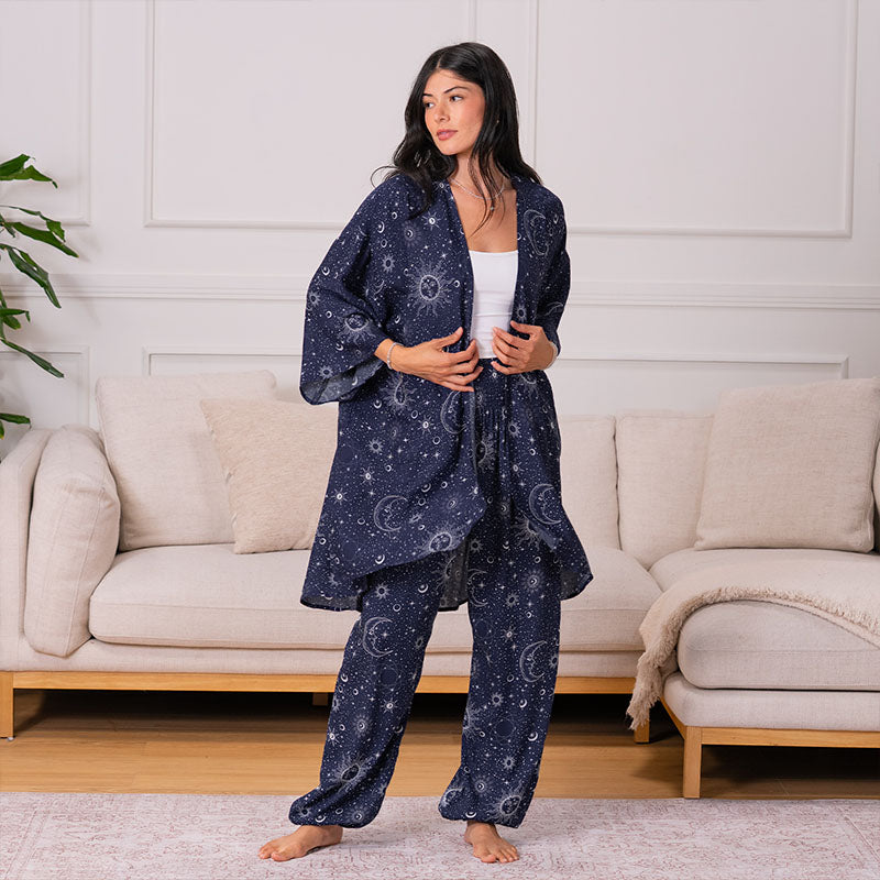 Indigo Cosmic Sky Lounge Set