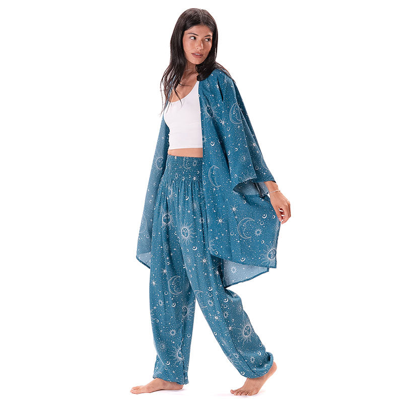 Turquoise Cosmic Sky Lounge Set