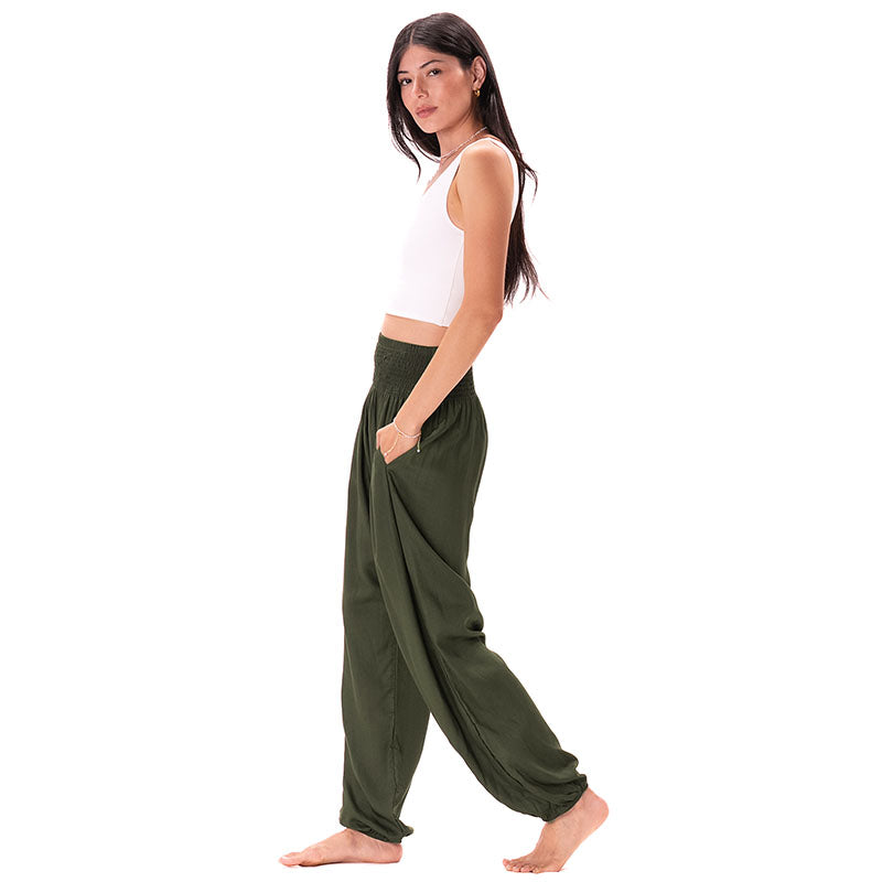 Olive Harem Pants