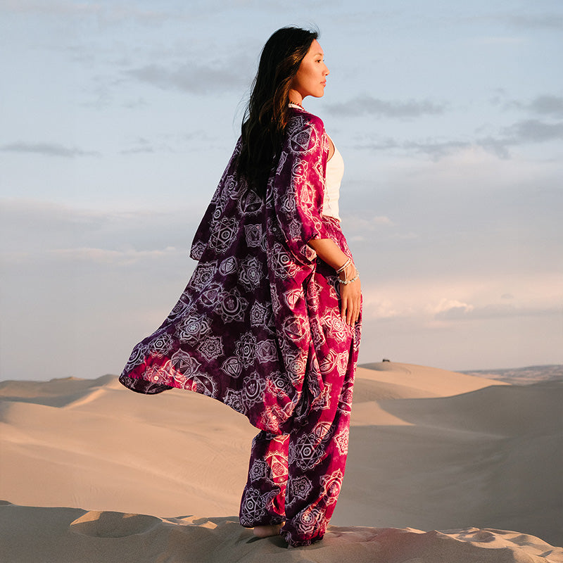 Magenta Chakra Kimono
