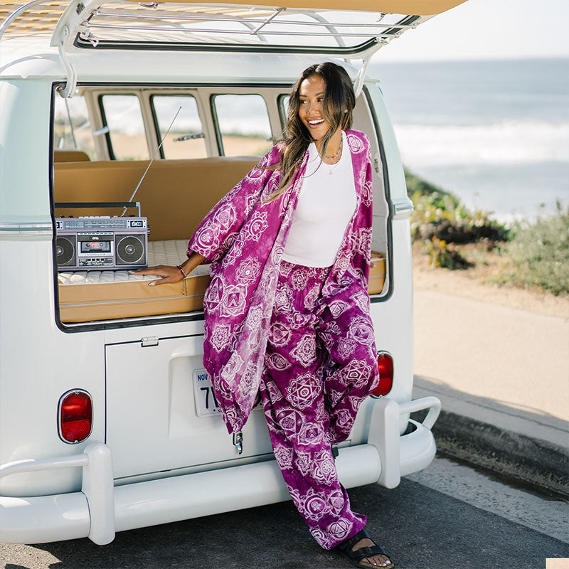 Magenta Chakra Kimono