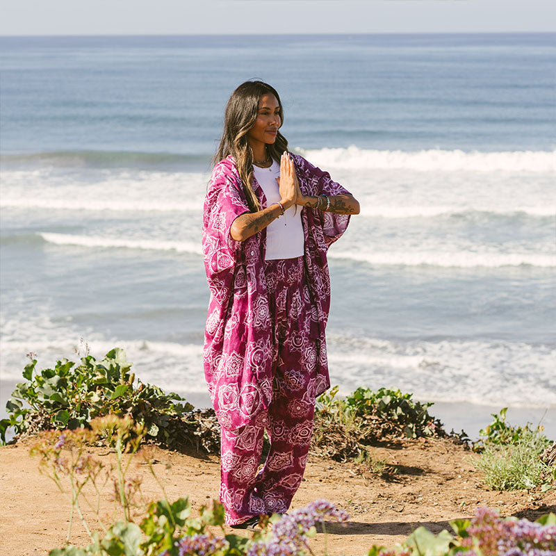 Magenta Chakra Kimono