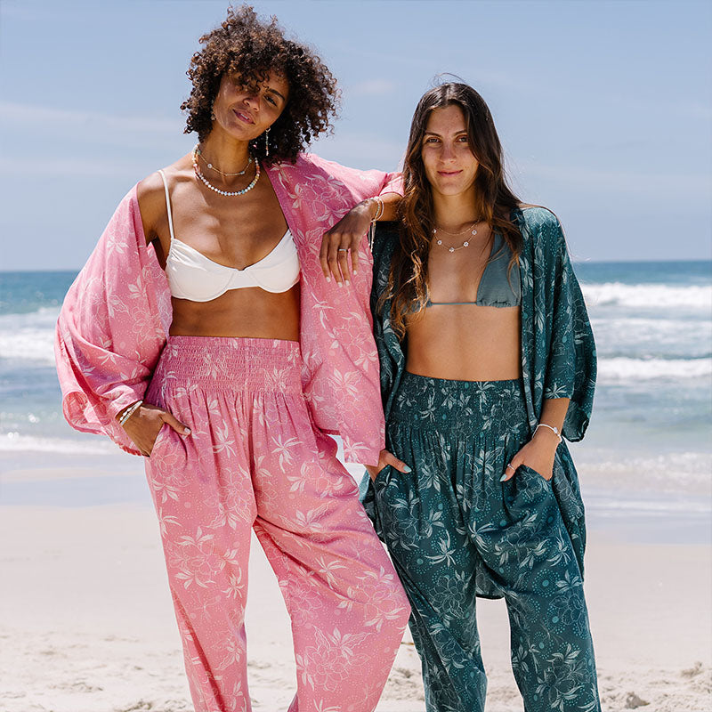 Jade Dahlia Kimono