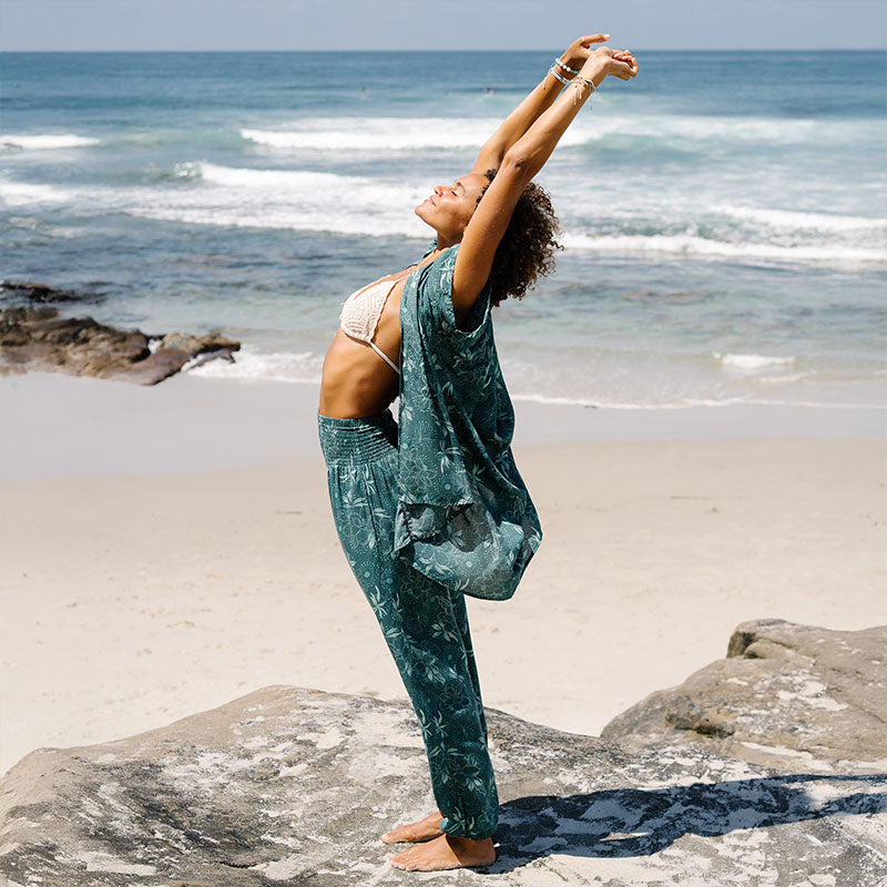 Jade Dahlia Kimono