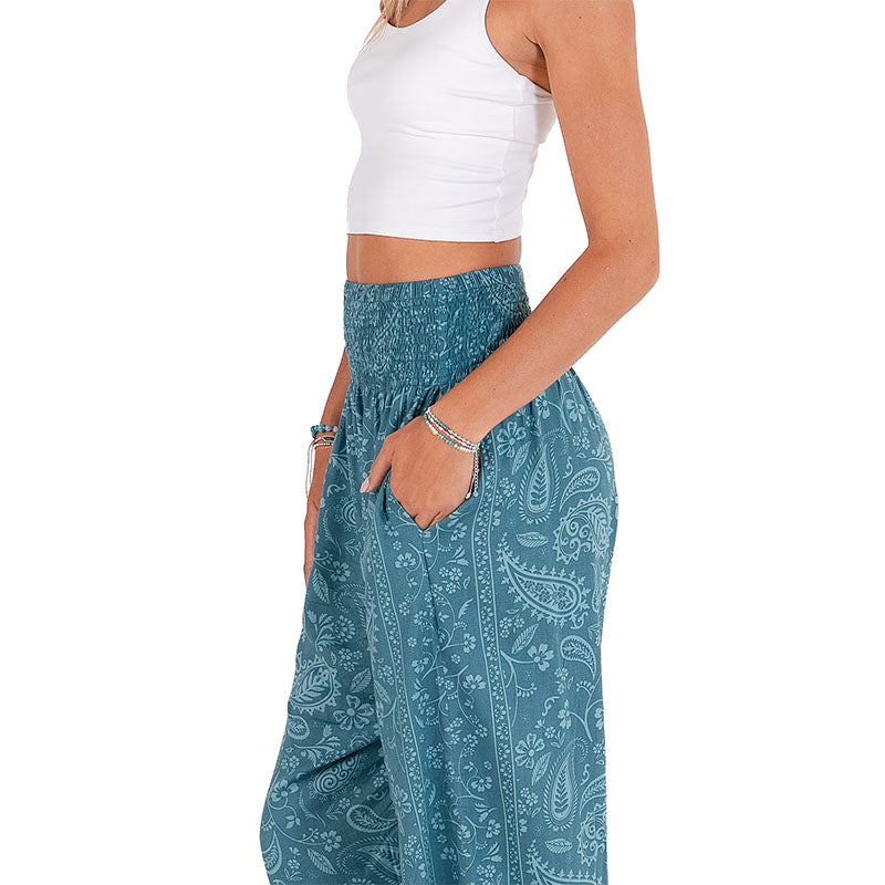 Pacific Paisley Harem Pants