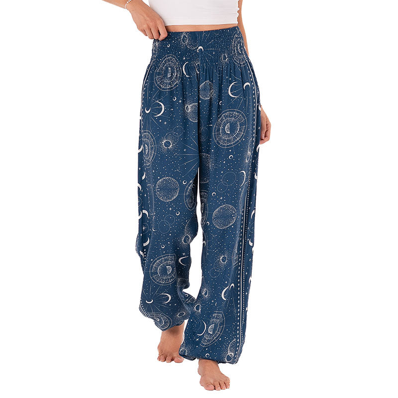 Sapphire Moonlight Harem Pants, front