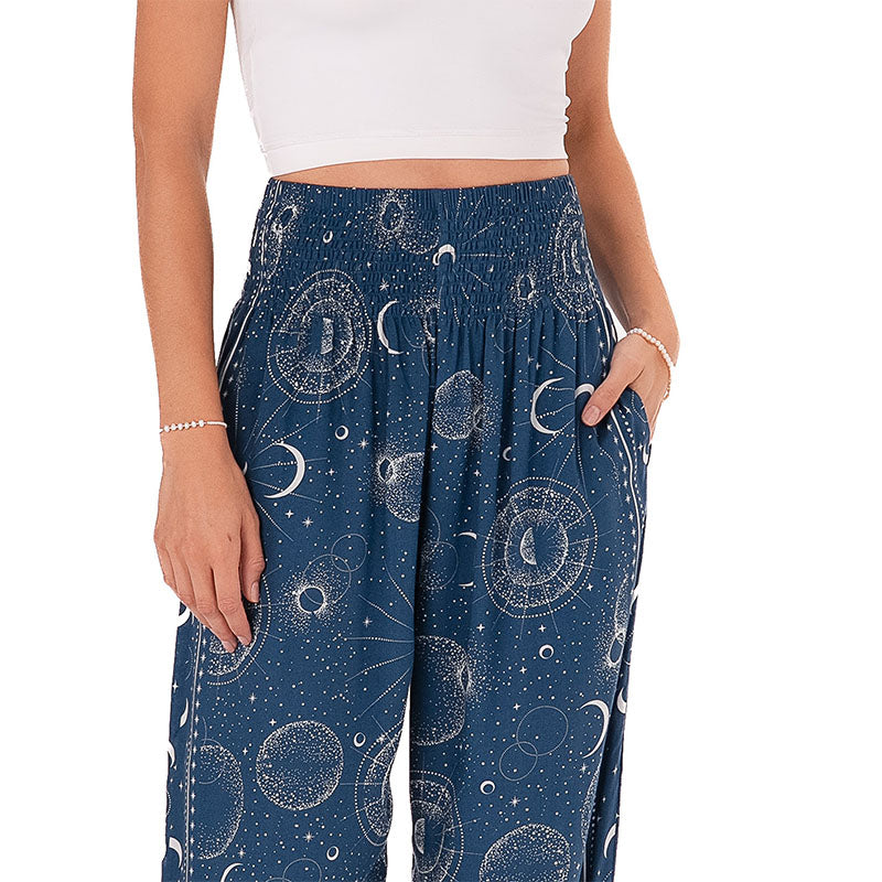 Sapphire Moonlight Harem Pants, waistband detail
