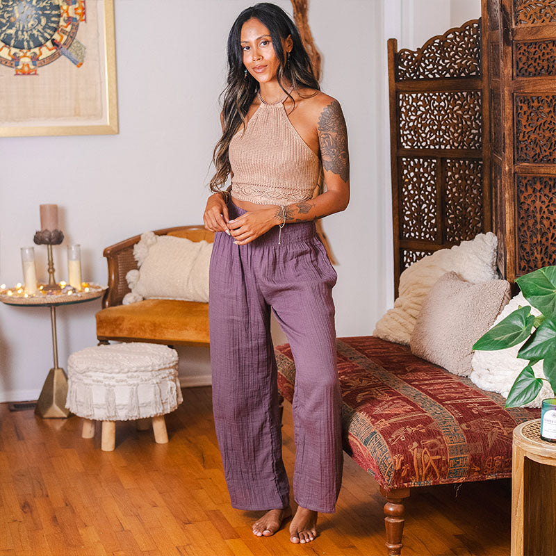 Lunar Sky Wide Leg Pants