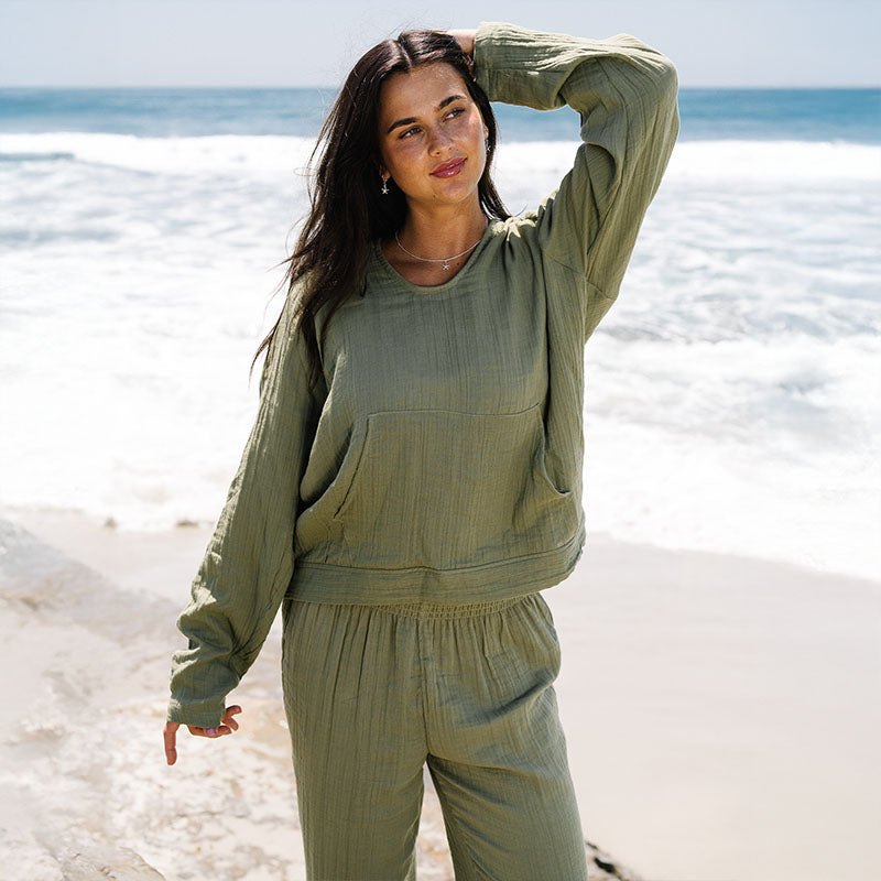 Seagrass Baja Pullover