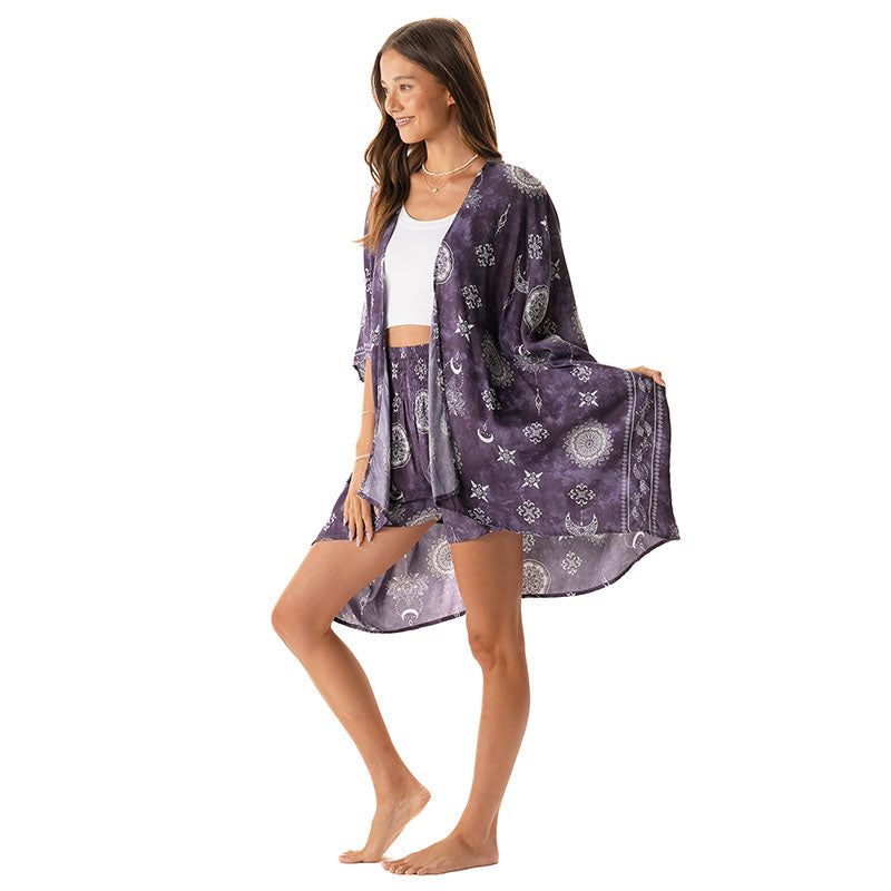 Mystic Plum Shorts Lounge Set