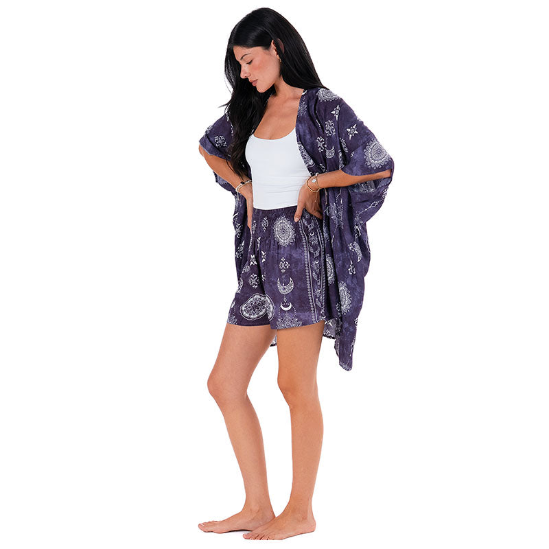 Mystic Plum Demi Kimono